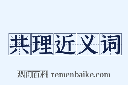 共理近义词是什么意思的图片